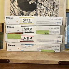 Canon GPR-51 Complete Toner Set Yellow Magenta Cyan Black picture