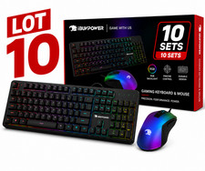 LOT 10 iBUYPOWER Chimera KM7 RGB Gaming Keyboard & Mouse Combo picture