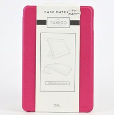 Apple iPad Mini 4 Ultra-Slim Portfolio Case Integrated Stand Tuxedo Case-Mate PK picture