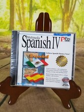 Multimedia Spanish IV 1Pro One Cd-Rom 1996 New picture