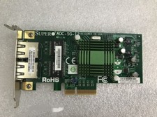 AOC-SG-I2 Supermicro Dual Port 2x 1GbE Ethernet LAN PCIe Addon Intel 82575EB NIC picture