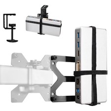 VIVO Universal Docking Station Mount, Behind Monitor, Under Desk, or C-clamp picture