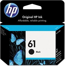 Genuine HP 61 Black Ink Cartridge ~170 pages CH561WN#140 Original Exp - 03/2025 picture