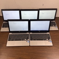 Lot Of 5 HP Chromebook 11 G5 | Celeron N3060 1.6GHz CPU | 4G Ram | 16G eMMC picture