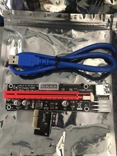 Judy-10043-Latest PCI-E GPU Riser Wered Riser Adapter Card -6 Pack picture