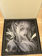 GLSSWRKS Kazemi Premium Glass Mousepad Dark Limited Edition From Japan picture