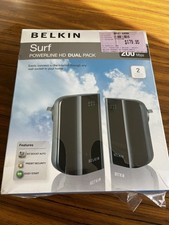 BELKIN Surf Powerline Dual Pack HD Media Boost Internet 200 Mbps Technology Wifi picture