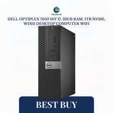 Dell OptiPlex 7050 SFF i7, 32GB Ram, 1TB NVME, Win11 Desktop Computer WiFi picture