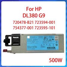 500W 754377-001 723595-101 for HP DL380 G9  GEN9 PLATINUM 720478-B21 723594-001 picture