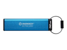 Kingston IronKey Keypad 200C USB-C USB Flash Drive 32GB Type C IKKP200C/32GB picture