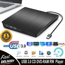 For HP External USB CD DVD Burner Writer Player Drive for Laptop Desktop PC picture