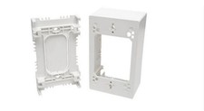Eaton Tripp Lite Series Single-Gang Surface-Mount Back Box, White  N080-SMB1-WH picture