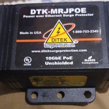 DITEK DTK-MRJPOE Power over Ethernet (PoE) Surge Protector 10GbE picture