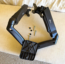 WALI Dual Monitor Desk Mount Arm, Tilt & Rotate, Black, Universal Fit picture