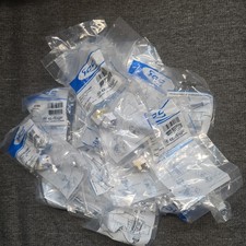 (BRAND NEW) (LOT OF 20) ICC IC1076V0WH EZ Modular Connector White picture