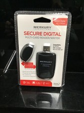 MERKURY INNOVATIONS SECURE DIGITAL USB MULTI-CARD READER/WRITER Ships Free 1010 picture