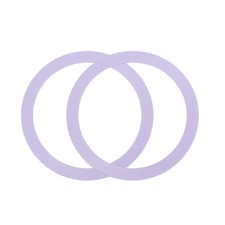 2Pcs Magnetic Adapter Ring, Magnetic Wireless Charger Conversion Kit, Purple picture