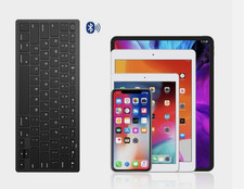 Omoton KB066 Wireless Keyboard Ultra slim Bluetooth Black picture