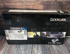 Lexmark C5220CS Cyan Toner Cartridge C522 C524 C530 C532 C534 Open Box picture