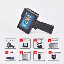 12.7mm Handheld TIJ Printer for Pallet Carton Date Batch Code New picture
