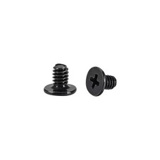 M2 x 3mm Laptop Notebook Computer Screws Phillips Head Screw Black 100pcs picture