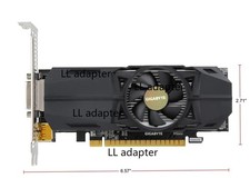 GIGABYTE GTX 1050 Ti OC Low Profile Video Card GV-N105TOC-4GL OEM Version Bulk picture
