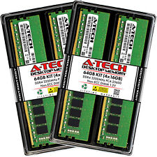 A-Tech 64GB 4x 16GB PC4-25600 Desktop DIMM DDR4 3200 MHz Non-ECC Memory RAM 64G picture