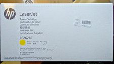 HP CE262AC LaserJet Yellow Toner Cartridge - Genuine HP, Factory Sealed picture