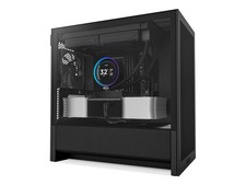 NZXT CC-H31FB-01 Black tinted tempered glass Micro ATX Cases Case  (Computer picture