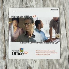 Microsoft Office XP Solution Development Resource CD Sealed New Old Stock picture