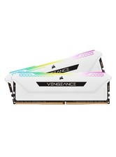 Corsair Vengeance RGB Pro 32GB (2x16GB) DDR4-3600 DIMM White CMW32GX4M2D3600C16W picture