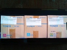 Lot Of 3 Konica Minolta TN613M/C/Y Toners picture