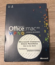 Microsoft Office Mac 2011 Home & Business edition with key picture