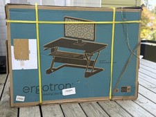 Ergotron -  33-397-085 WorkFit-T Sit-Stand Desktop Workstation Stand - Black picture
