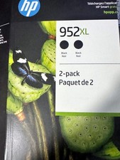 HP 952XL Black Ink Cartridge Genuine OEM Open Box New Unused Exp 10/2025 picture