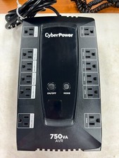 👀 CYBERPOWER 750 VA AVR POWER SUPPLY 12 OUTLET AVRG750LCD picture