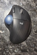 logitech logi ERGO M575S Mouse Tested Works TR0006 Black Blue picture
