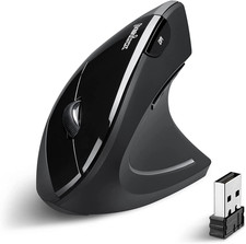 PERIMICE-713 Wireless Ergonomic Vertical Mouse - 800/1200/1600 DPI - Right Hande picture