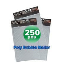 PolycyberUSA  250 pcs #0 Poly Bubble Envelopes Mailers (Inner 6x9) picture