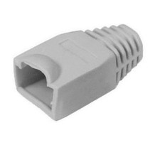 1000 Pcs LOT CAT5 CAT5E CAT6 RJ45 8P8C Connector Plug End Boot Cap Grey picture