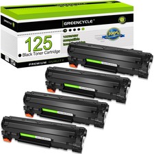 greencycle Compatible Toner Cartridge for Canon 125 CRG-125 picture