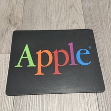 Apple Computer Vintage Mouse Pad 1980s-1990s Logo Rare Original Accessory picture