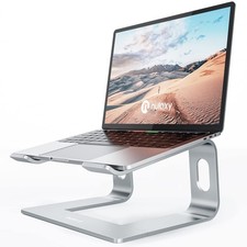 Nulaxy Full Aluminum Laptop Stand, Stable Support to 22 lbs, Silver B-Silver picture