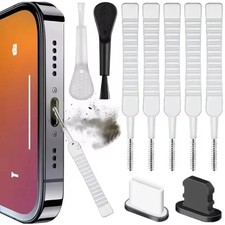 Mobile Phone Speaker Dust Removal Cleaner Kit Phone charger port cleaner 10pcs picture
