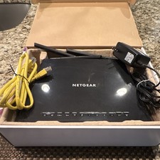NETGEAR Black Wireless Router  Bundlew/ Antennas, Power Adapter & Ethernet Cable picture