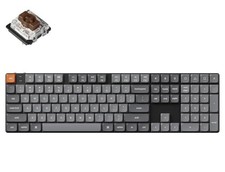 Keychron K5 Max Full Size Wireless Mechanical Keyboard w/ RGB Light  Brown Tact picture