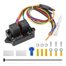 12V 24V Electric Fan Controller Kit 30A Digital Radiator Fan Switch Adjustable picture