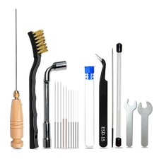 17pcs Clog Poke 3D Printer Nozzle Cleaning Kit for 1.75mm Filament Nozzles,Φ1.5m picture