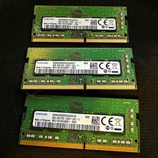 (Lot of 3) Samsung 24GB(3X8GB) DDR4 2400MHz PC4-19200 SODIMM M471A1K43BB1-CRC picture