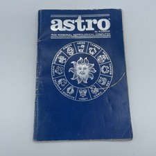 Astro by Kosmos Personal Astrological Computer, Vintage 1979,  booklet only picture